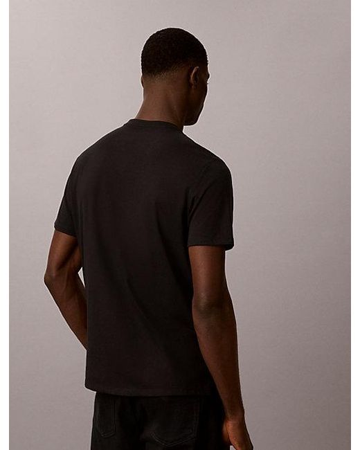 Calvin Klein Brown Jeans Monogram T-Shirt Pride for men