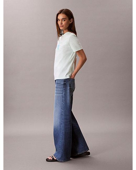 Calvin Klein Blue Jeans Monogram T-Shirt