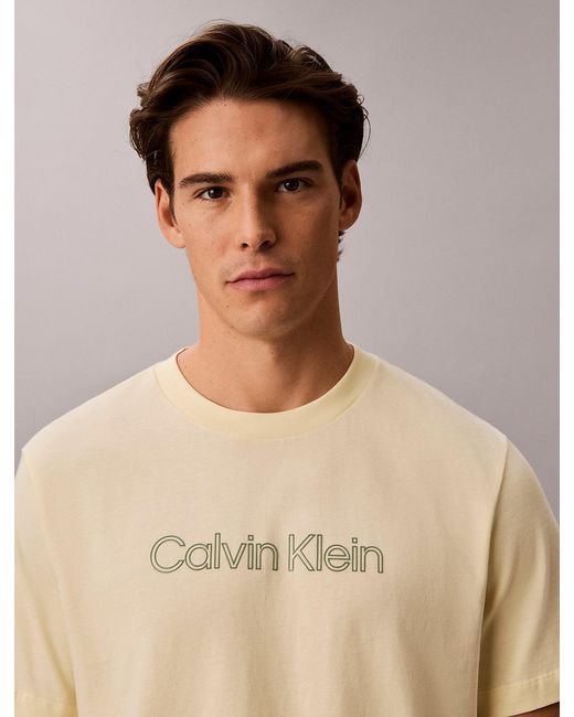 Calvin Klein Natural Relaxed Logo T-Shirt for men