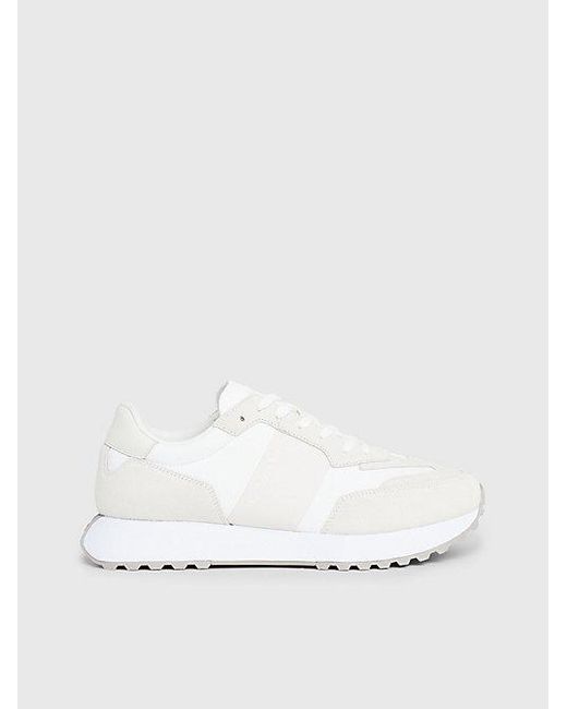 Calvin Klein Sneakers aus Wildleder in White für Herren