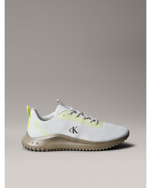Calvin Klein Metallic Breathable Mesh Ultralight Trainers for men