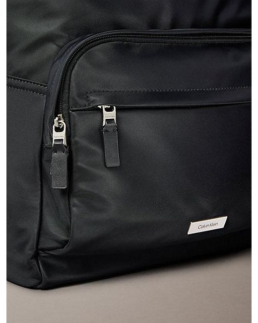Calvin Klein Matte Nylon Rugzak in het Black voor heren