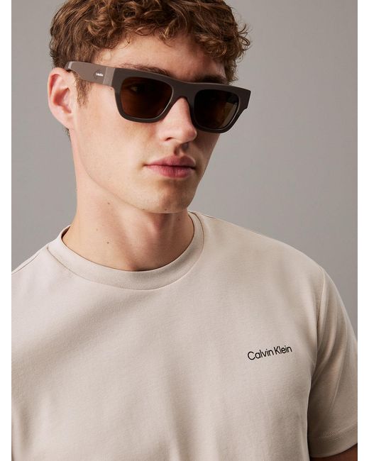 Calvin Klein Green Modified Rectangle Sunglasses Ck24510S for men