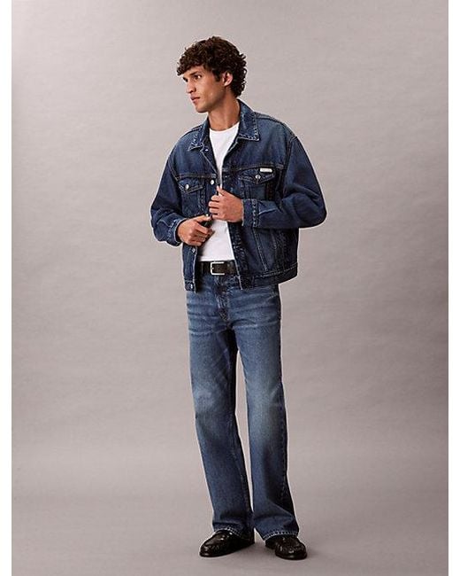 Calvin Klein Blue Jeans 90S Denim Trucker Jacket for men