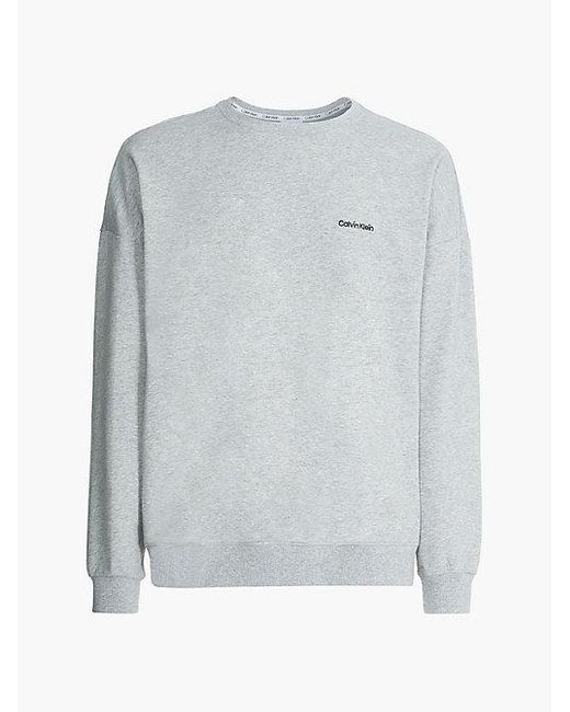 Calvin Klein Gray Lounge Sweatshirt for men