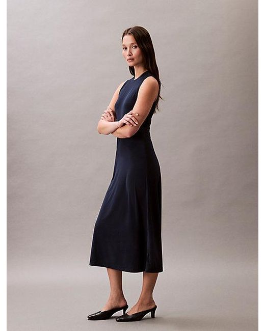 Calvin Klein Multicolor Ärmelloses, Eng Anliegendes Kleid