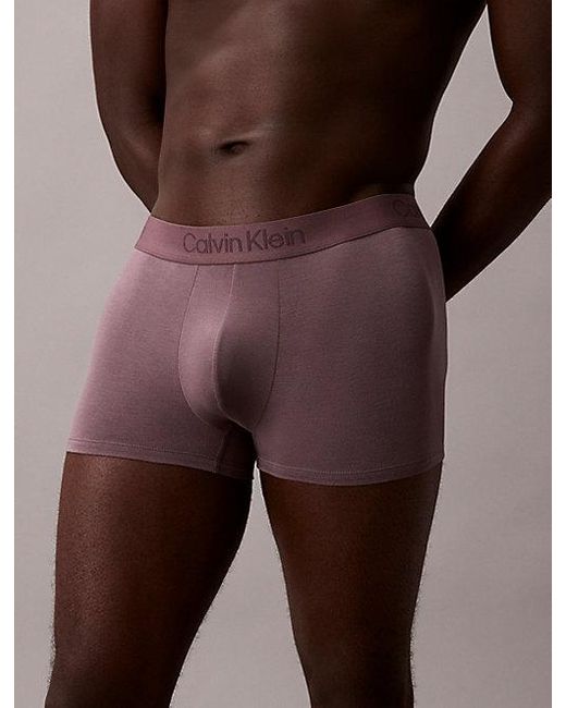 Calvin Klein Gray 3 Pack Trunks for men