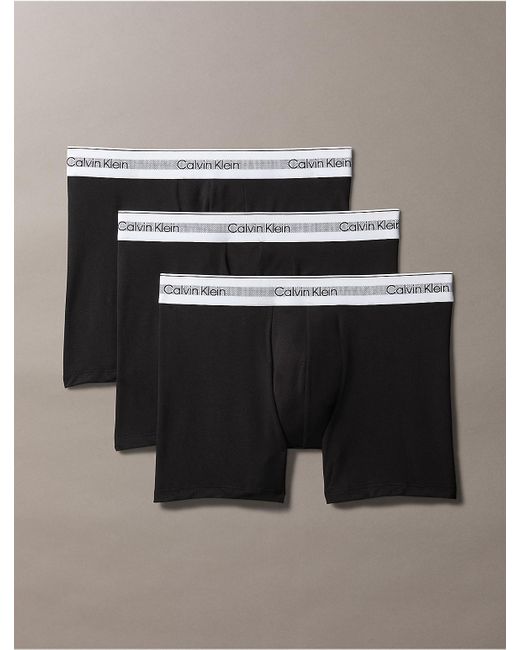 Calvin Klein Multicolor Icon Modal Mesh 3-Pack Boxer Brief for men