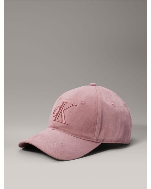 Calvin Klein Pink Twill Logo Cap for men