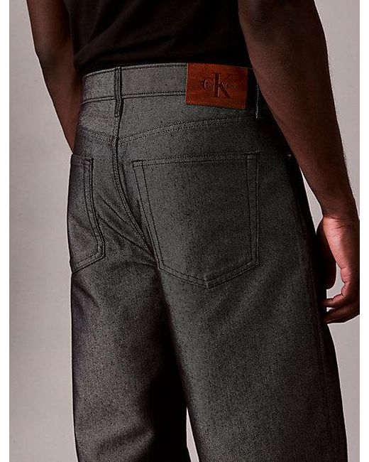 Calvin Klein Baggy Fit Jeans in het Gray voor heren