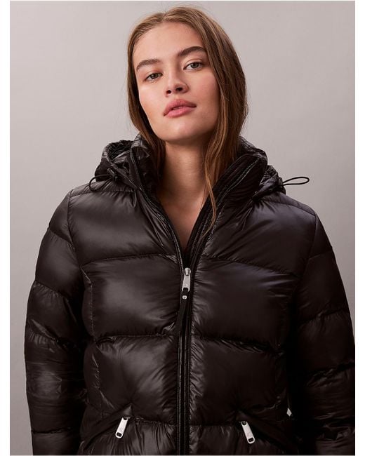 Calvin Klein Brown Calvin Klein Slim Puffer Jacket