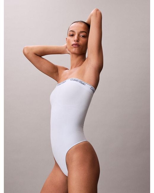 Calvin Klein White Shapewear Bodysuit