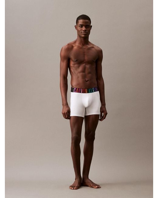 Boxers longs - Intense Power Pride Calvin Klein pour homme en coloris Brown