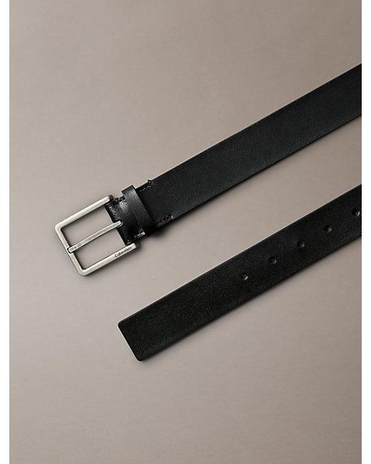 Calvin Klein Brown Full-Grain Leather Belt for men