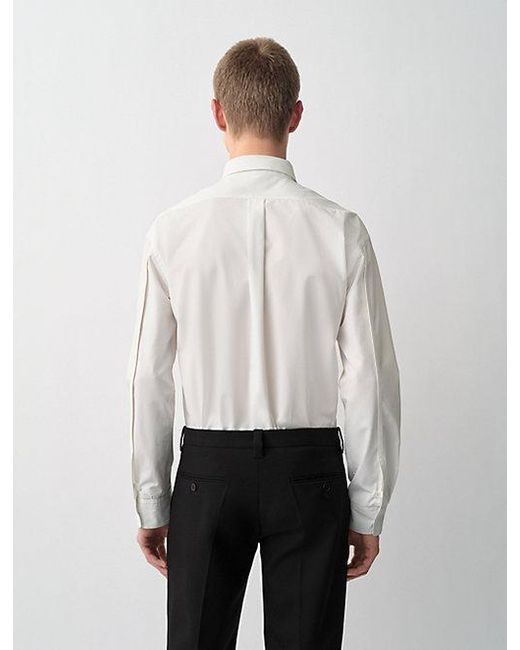Calvin Klein White Alfred Slim Button-Up Shirt for men