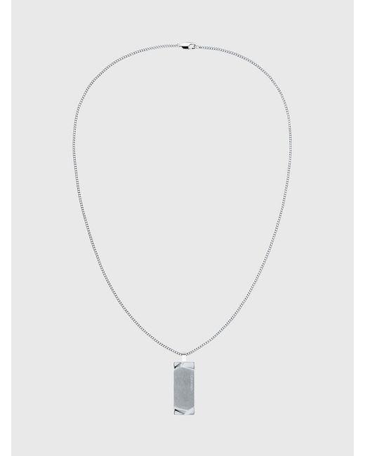 Calvin Klein White Necklace - Magnify for men