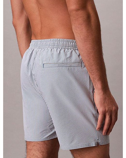 Calvin Klein Multicolor Medium Drawstring Swim Shorts for men