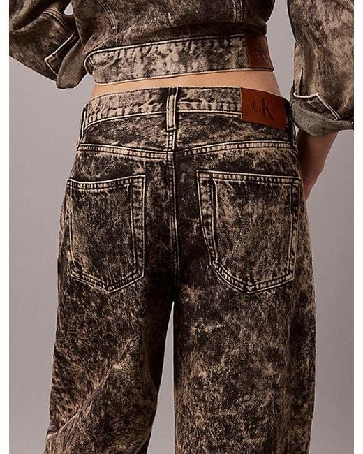 Calvin Klein Brown Jeans Relaxed Barrel Jeans