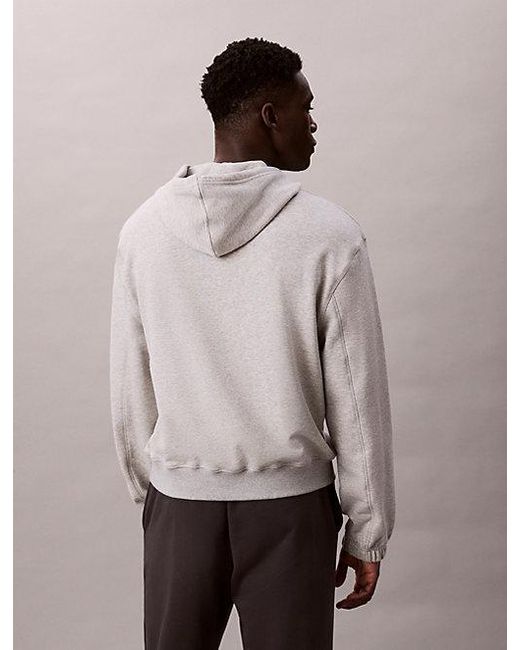 Calvin Klein Natural Cotton Terry Blend Lounge Hoodie for men