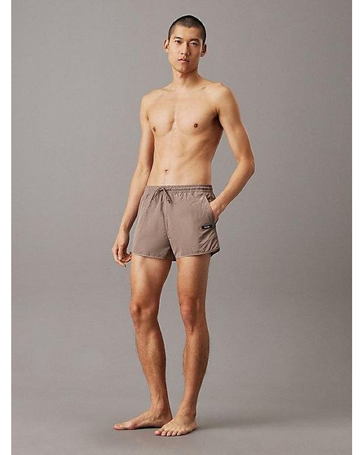 Calvin Klein Korte Runner Zwemshort in het Multicolor voor heren