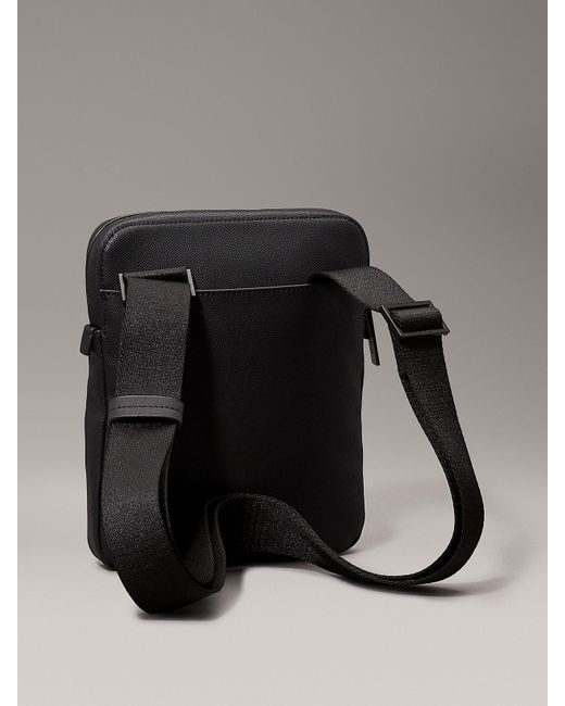 Calvin Klein Black Flat Crossbody Bag for men