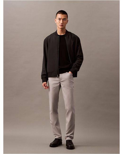 Calvin Klein Brown Slim Move 5-Pocket Pant for men