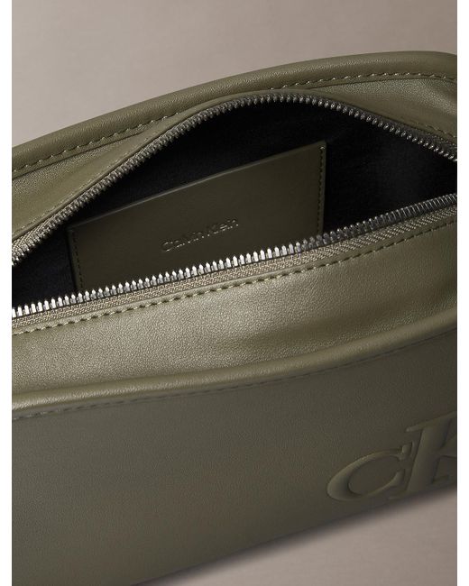 Borsa A Tracolla Per Fotocamera di Calvin Klein in Green da Uomo
