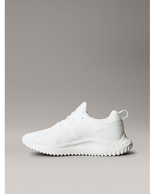 Calvin Klein Metallic Jeans Breathable Mesh Ultralight Trainers
