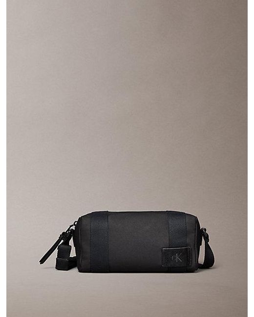 Calvin Klein Gray Canvas Camera Bag for men