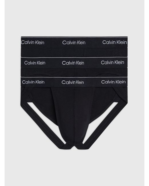 Calvin Klein Black 3 Pack Trunks, Briefs And Jock Strap - Pride for men