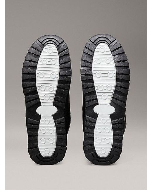 Calvin Klein Black Jeans Shiny Snowboots