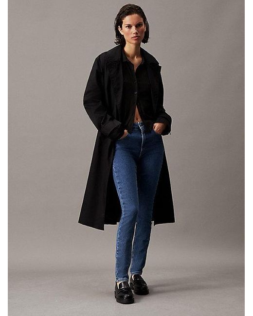 Calvin Klein Blue Jeans High Rise Skinny Jeans
