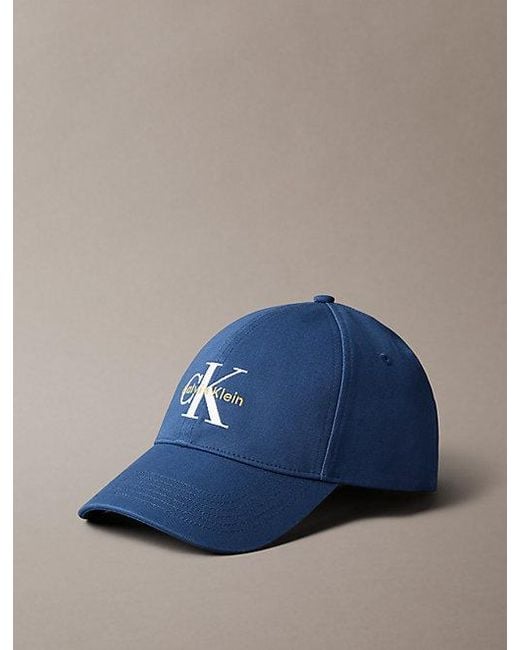 Calvin Klein Twill Pet Met Logo in het Blue voor heren