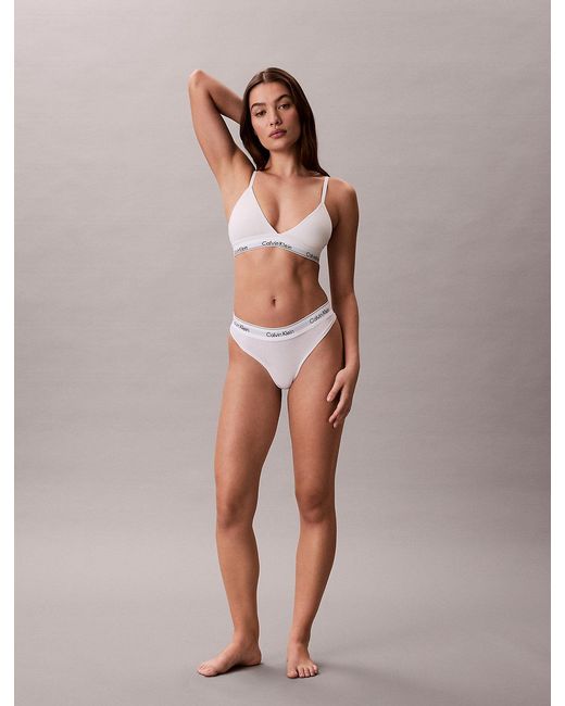 Lot De 2 String Calvin Klein en coloris Multicolor
