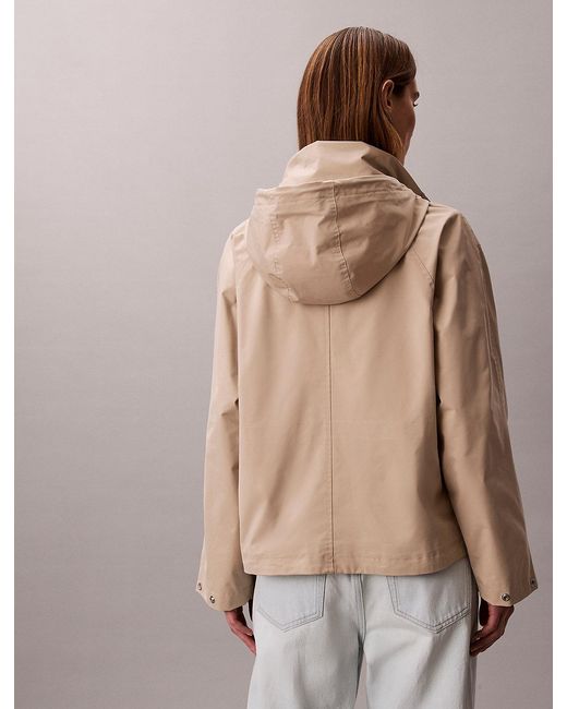 Calvin Klein Brown Lightweight Tech Jacket