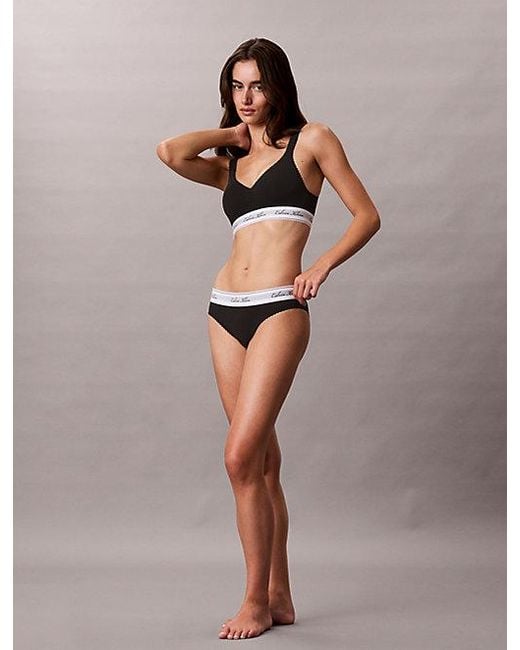 Calvin Klein Black Bikini Briefs Icon Cotton Modal