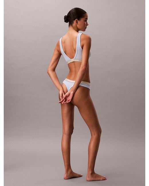 Calvin Klein Multicolor Lightly Lined Triangle Bralette