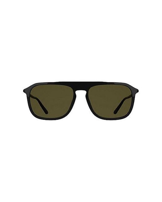 Calvin Klein Green Modified Rectangle Sunglasses for men