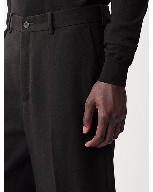 Calvin Klein Black Archie Wide Leg Pants for men