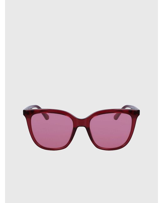 Calvin Klein Pink Rectangle Sunglasses Ck23506S