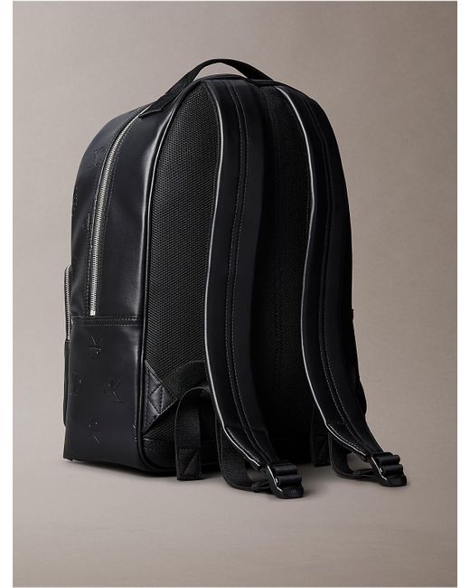 Calvin Klein Calvin Klein Allover Monogram Backpack in Black  display picture 3