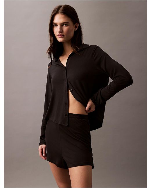 Calvin Klein Brown Ultra Soft Modal Short