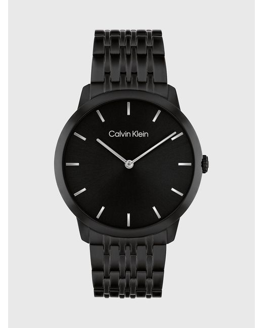 Calvin Klein Black Minimalistic Dial Link Bracelet Watch