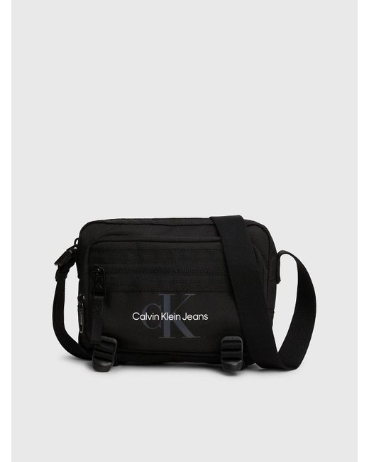 Calvin Klein Black Logo Crossbody Bag for men
