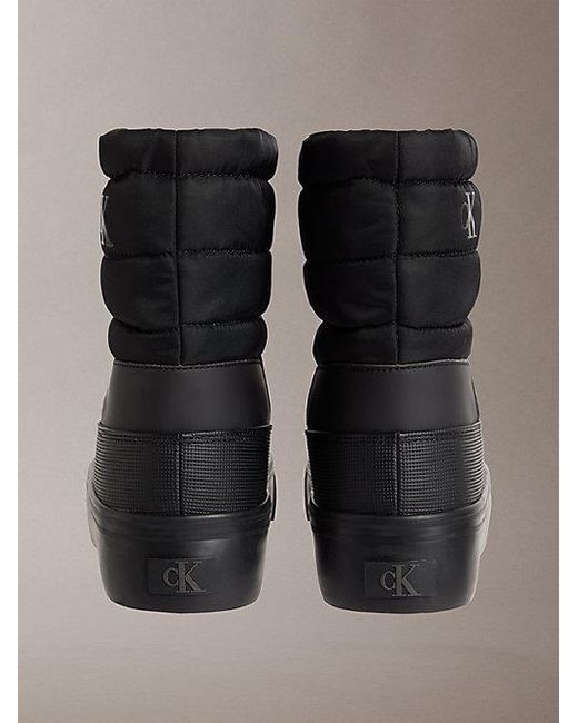 Calvin Klein Multicolor Jeans Warm Sherpa Platform Snowboots