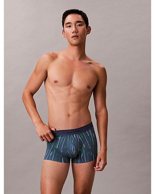 Calvin Klein Lage Taille Boxers in het Red voor heren