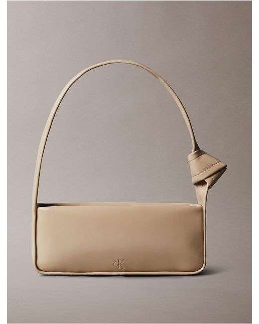 Calvin Klein Natural Calvin Klein Knotted Small Shoulder Bag