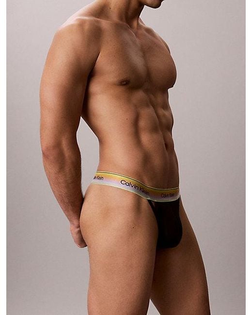 Calvin Klein Mesh String in het Brown voor heren