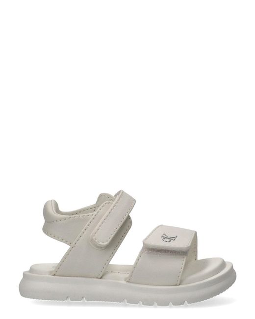 Calvin Klein White Toddlers And Kids Velcro Sandals