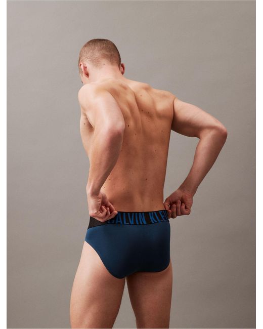 Calvin Klein Multicolor Intense Power Micro 3-pack Hip Brief for men